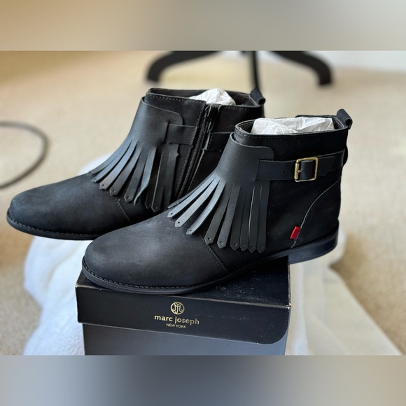 NIB Marc Joseph New York size EU37.5 or US 6.5 black boots. - Picture 1 of 4